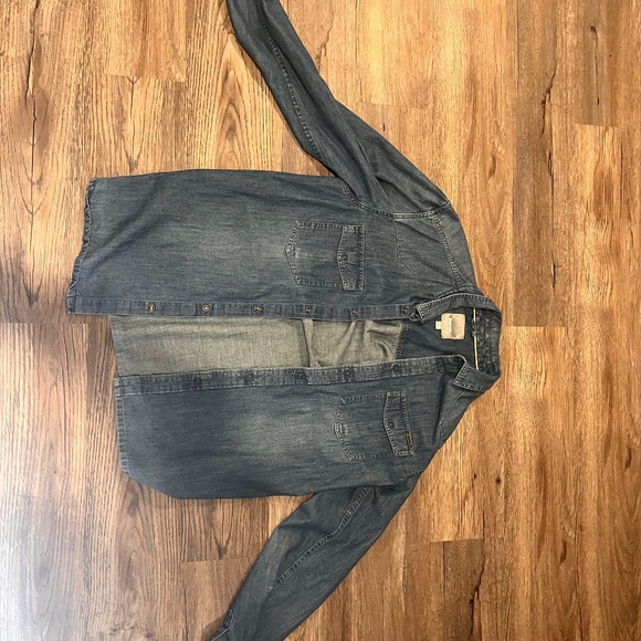 Mens Blue Denim Shirt - Picture 1 of 2